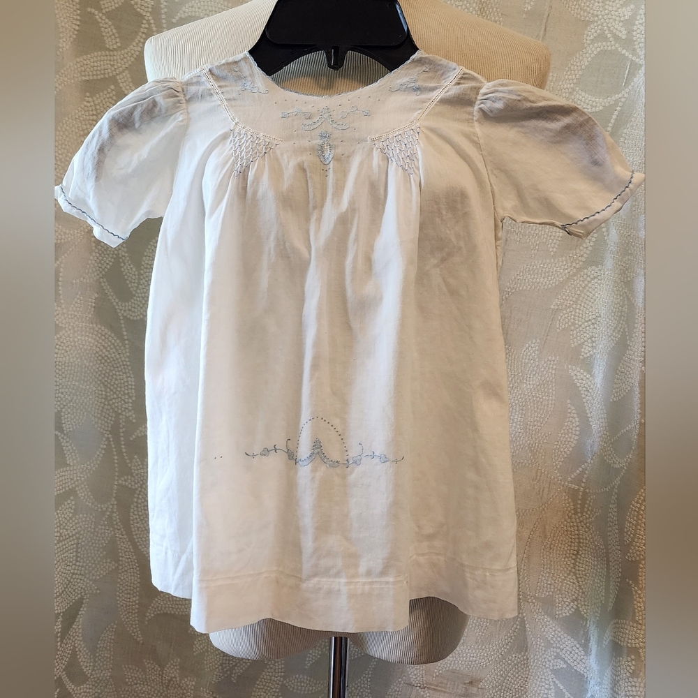 1920's Embroidered Childs dress